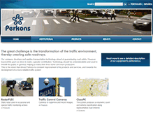 Tablet Screenshot of perkons.com.br
